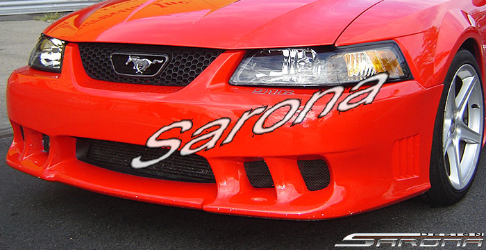 Custom Ford Mustang  Coupe & Convertible Front Bumper (1999 - 2004) - $490.00 (Part #FD-016-FB)